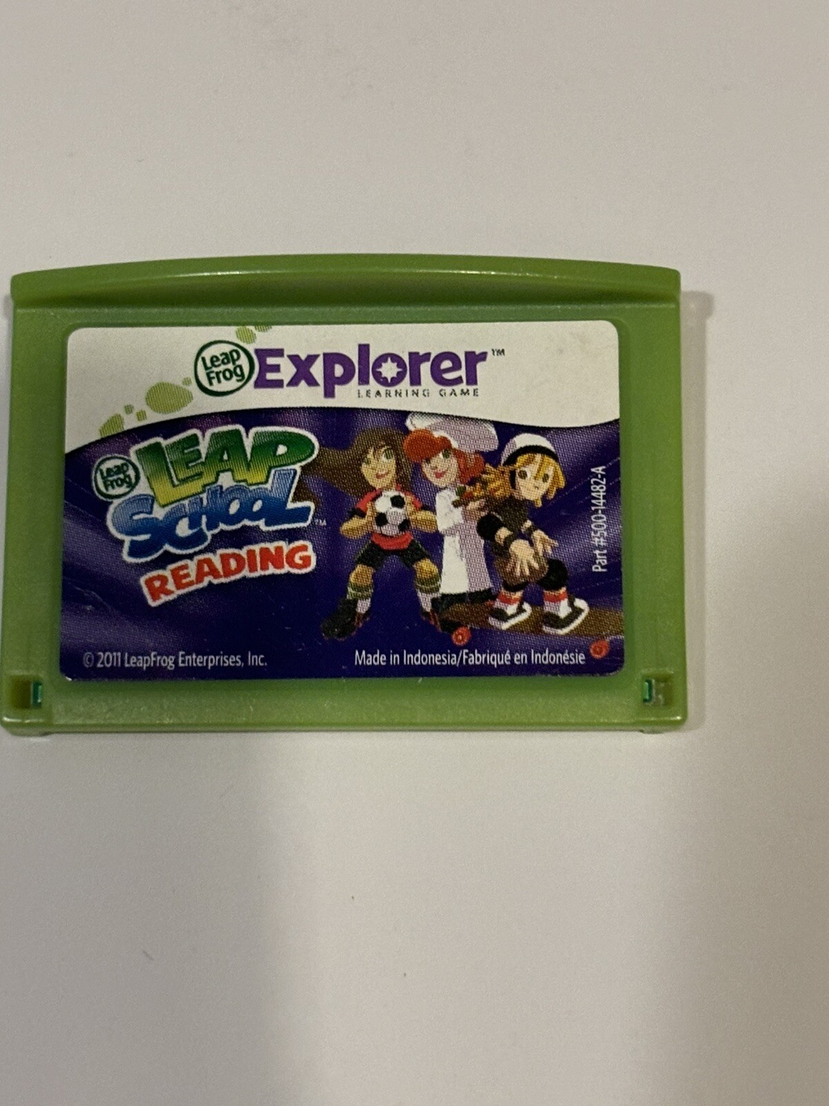 3 LEAP FROG EXPLORER LEARNING GAMES CARTRIDGES GLOBE + LEAP SCHOOL PLUS