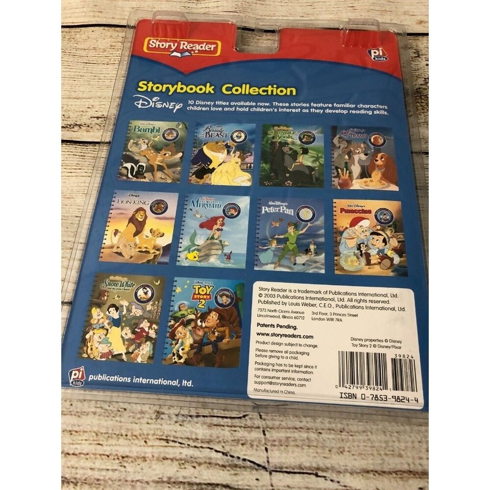 Disney Story Book Reader Storybook Beauty The Beast Interactive Cartridge NWT