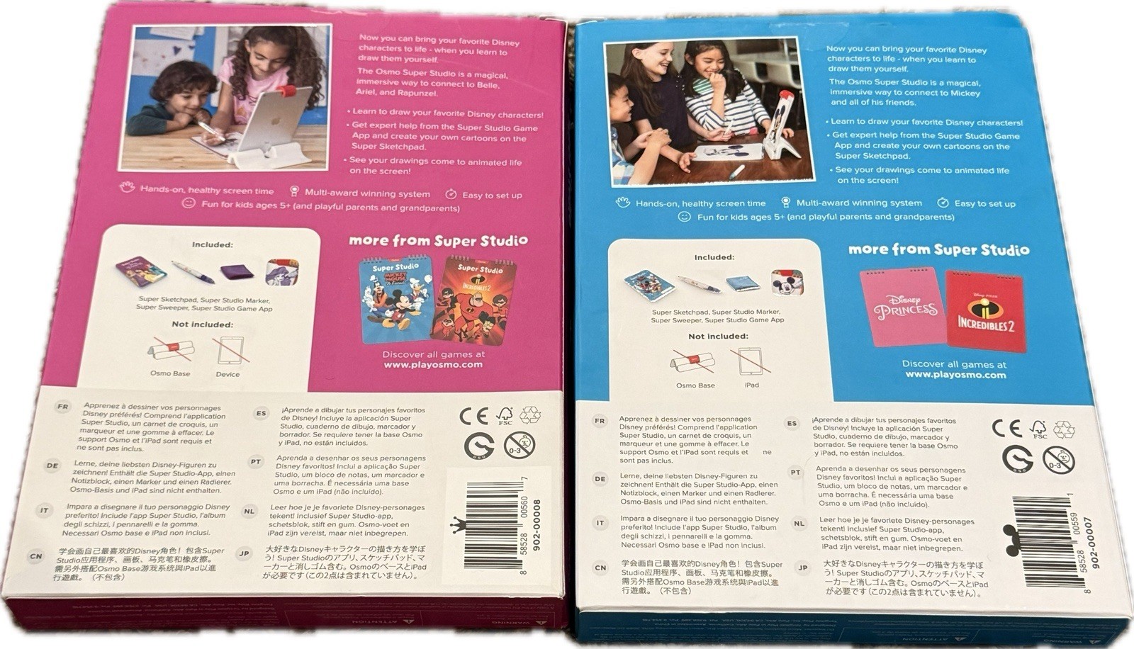 Osmo Learning System Bundle with Disney Princess & Disney Mickey