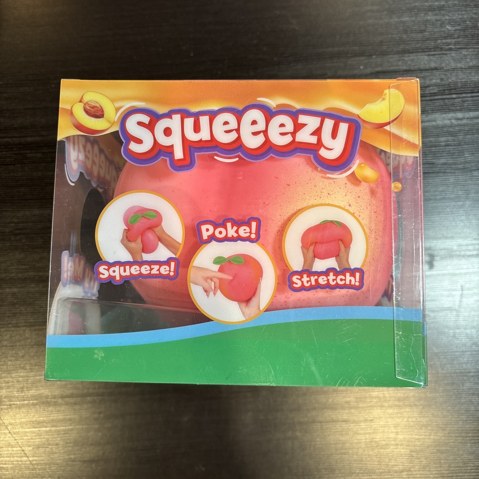 Sunny Days Jumbo Squeeezy Peach Squishy Toy 🍑 Stress Relief Sensory Fidget
