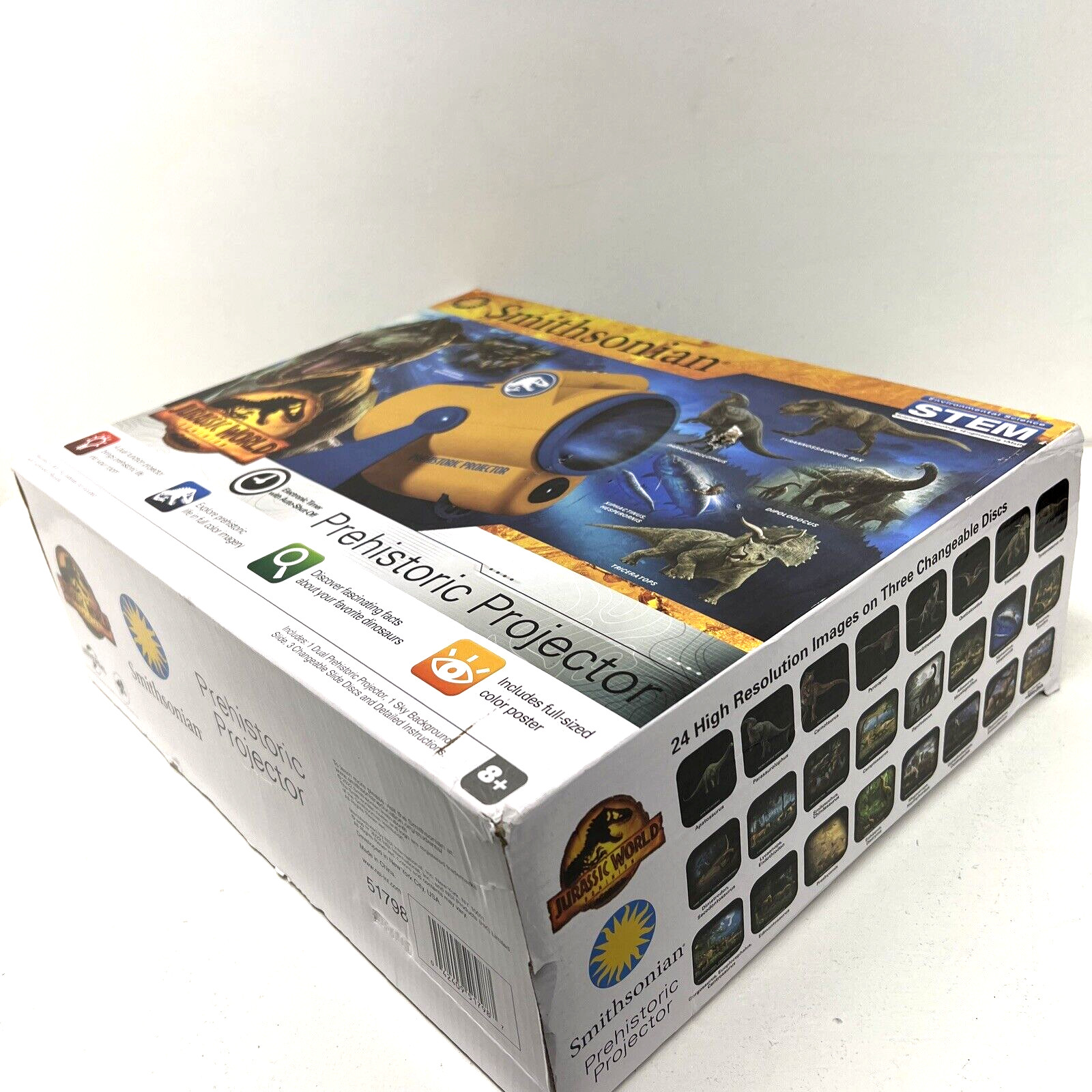 Smithsonian Jurassic World Dominion Prehistoric Dinosaur Room Projector Science