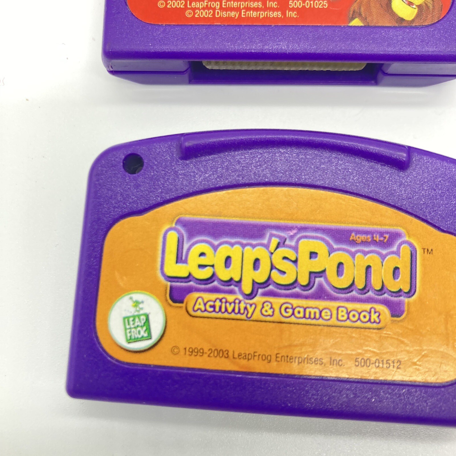 Leapfrog LeapPad cartridges Lot 6 Disney Spiderman The Lion King, Finding Nemo