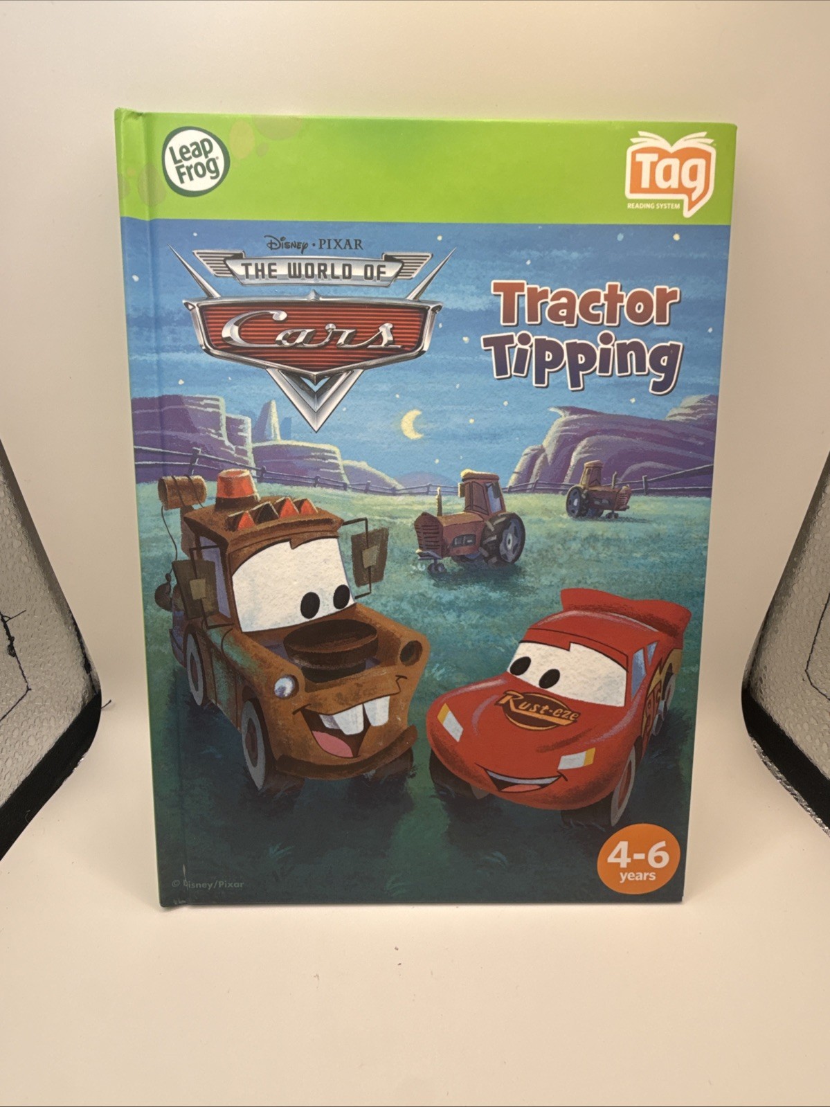 Leapfrog Tag Reading System 8 Books Green & Clear Case – Cars UP Spiderman Pixar