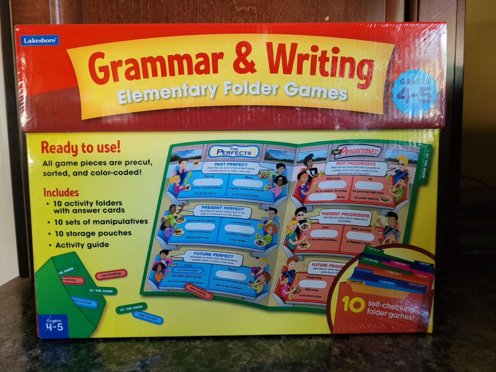 Lakeshore Grammar Writing Skills Practice Activities Folder Games Grades 4 5