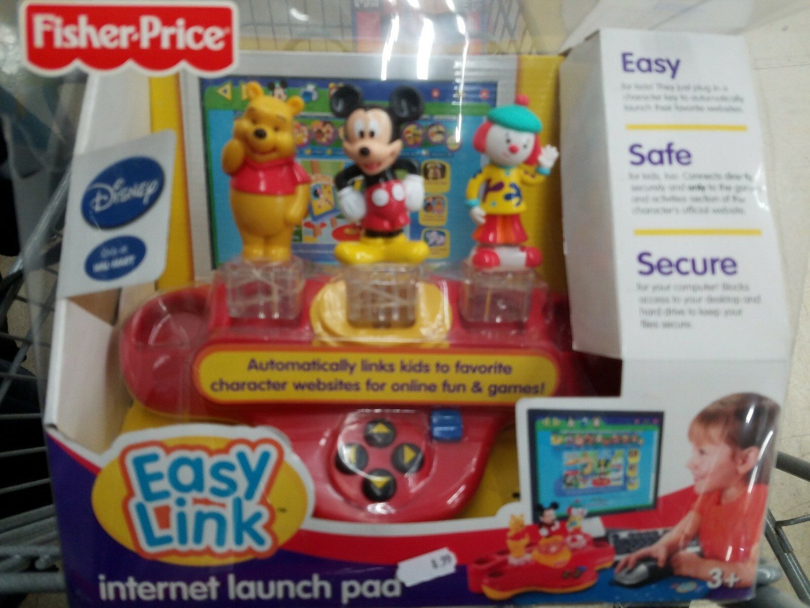 Fisher Price Easy Link Internet Launch Pad Disney Pooh Mickey and Jojo Ages 3+
