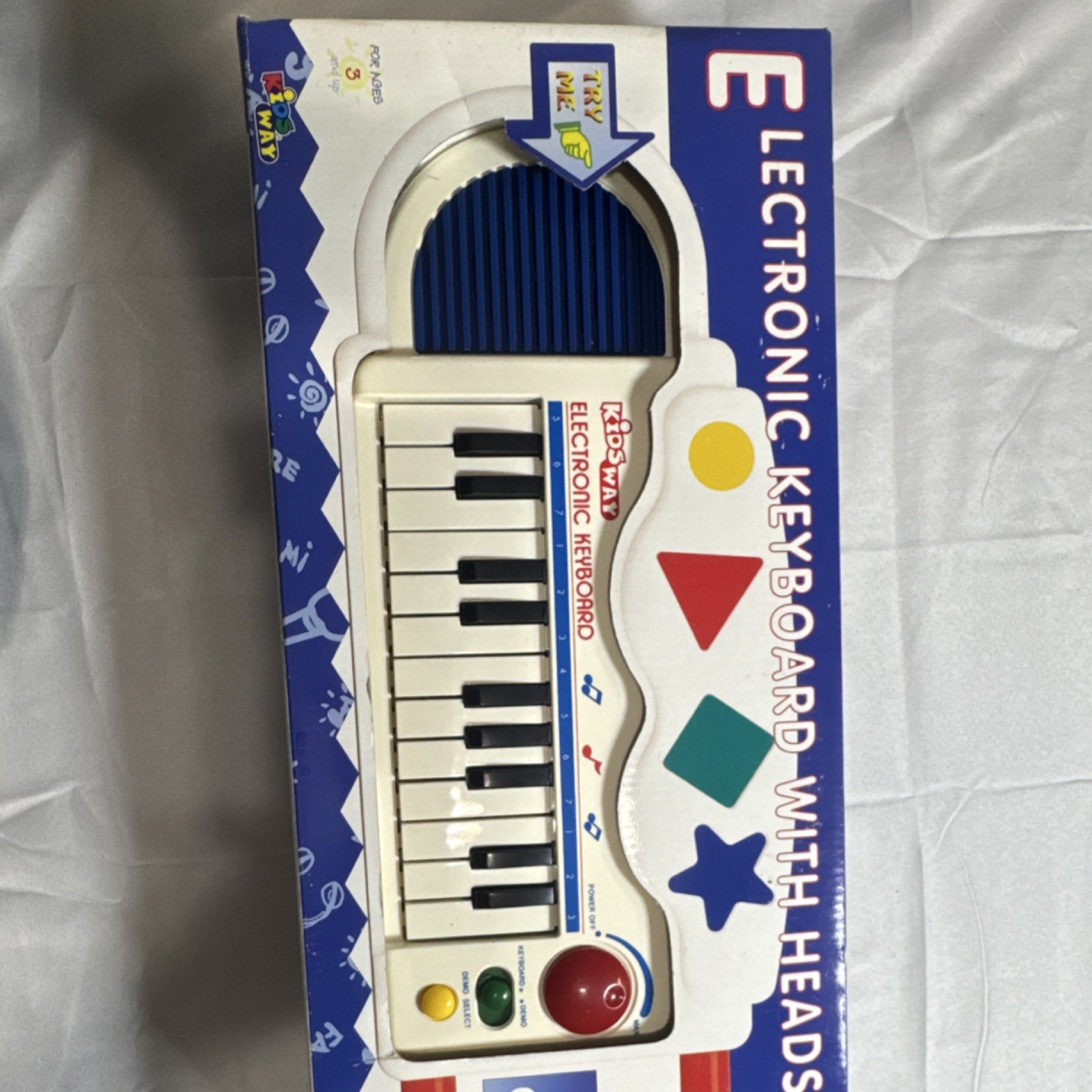 Kidzway Electronic Keyboard with Headset Mic for Ages 3 and Up