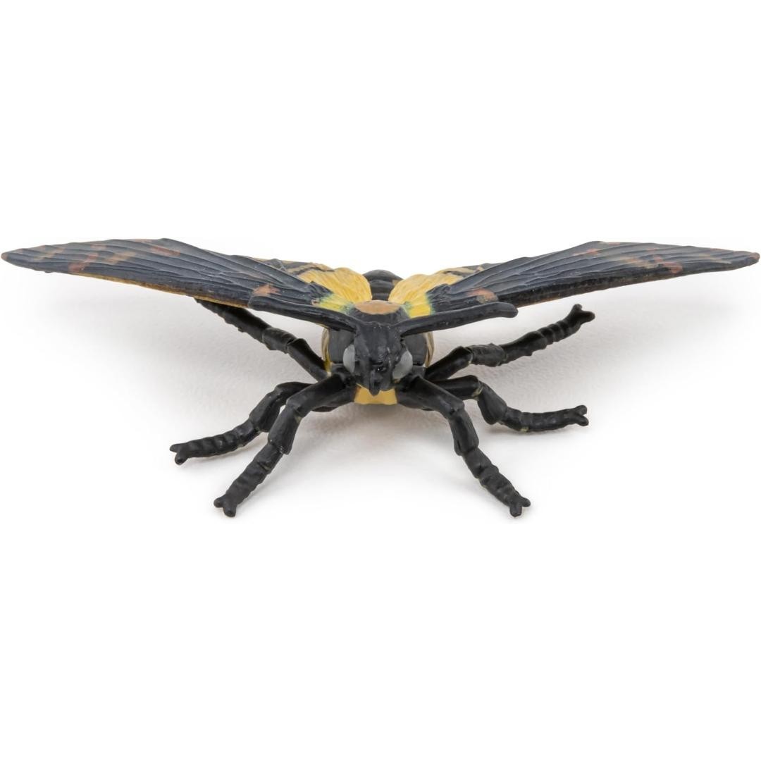 Hawkmoth Figurine – Hand Painted Collectible Toy Moth Insect Figure – NEW Papo