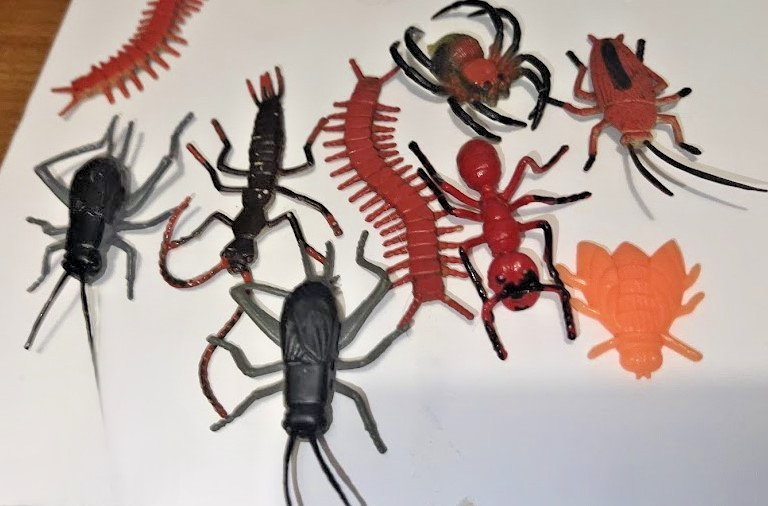 TOY INSECTS BUGS CREEPY CRAWLIES LOT 1990’S