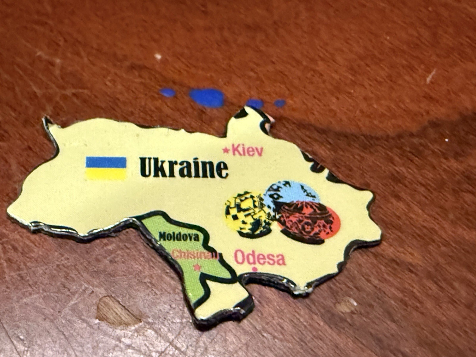 Ata-Boy Magnetic World Map Play-n-Learn Ukraine 1