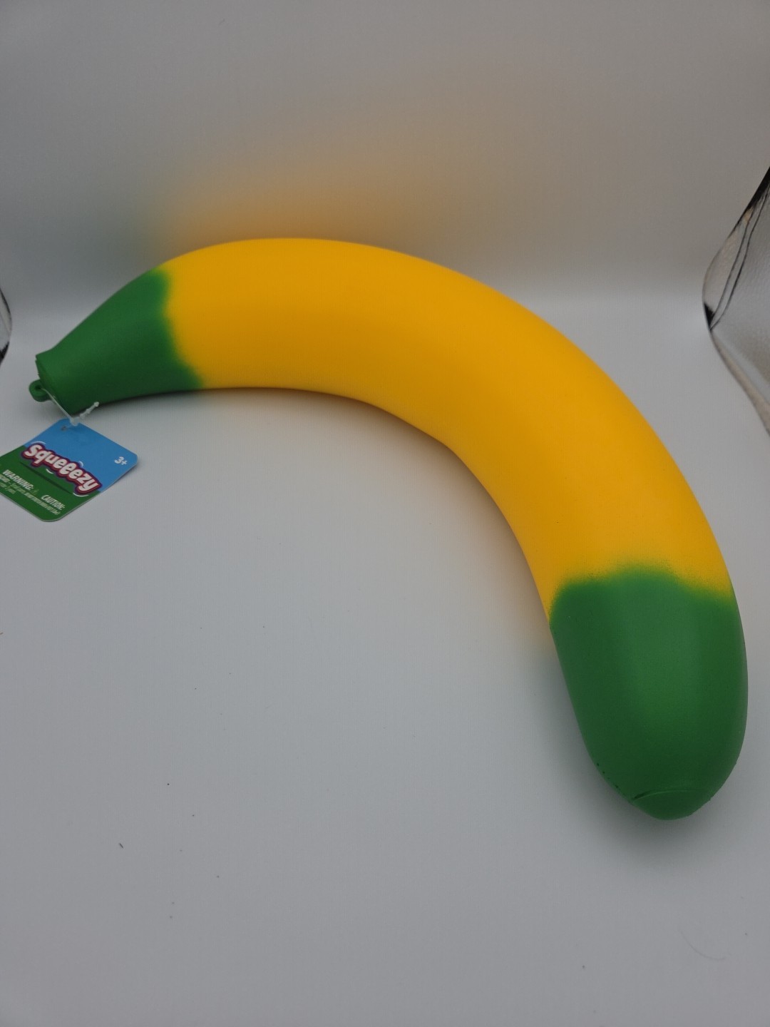 Banana- jumbo squeeezy toy – brand: Sunny Days – ships ASAP