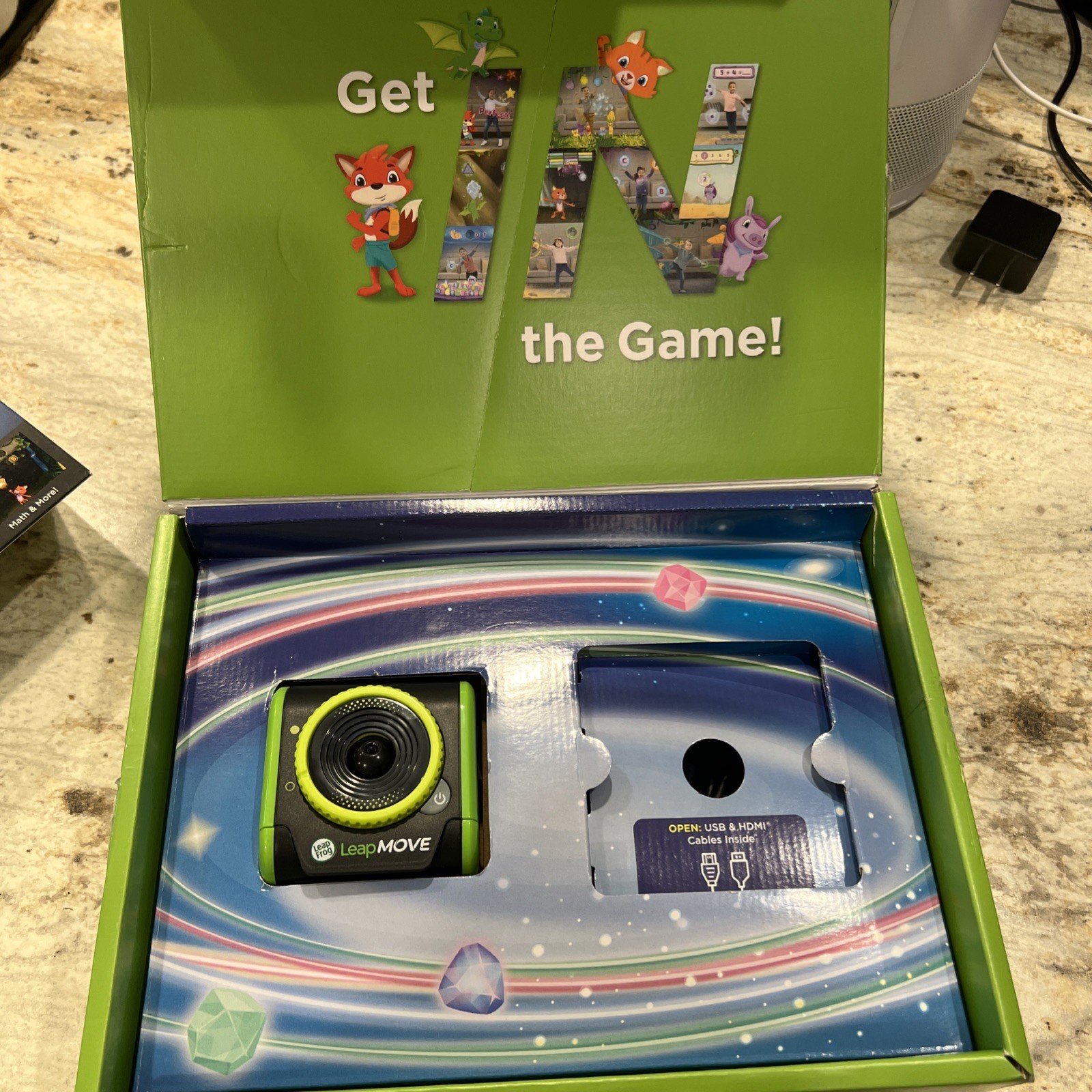 Leap Frog Leap Move Learning Console Motion Plug & Play Camera Interactive Game