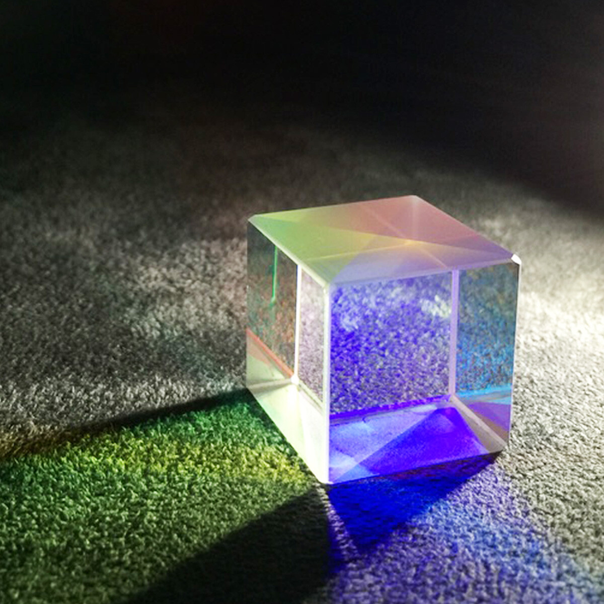 35mm Beam Combiner Light Splitter Dichroic Mirror Lens Cube Prism Optical Glass