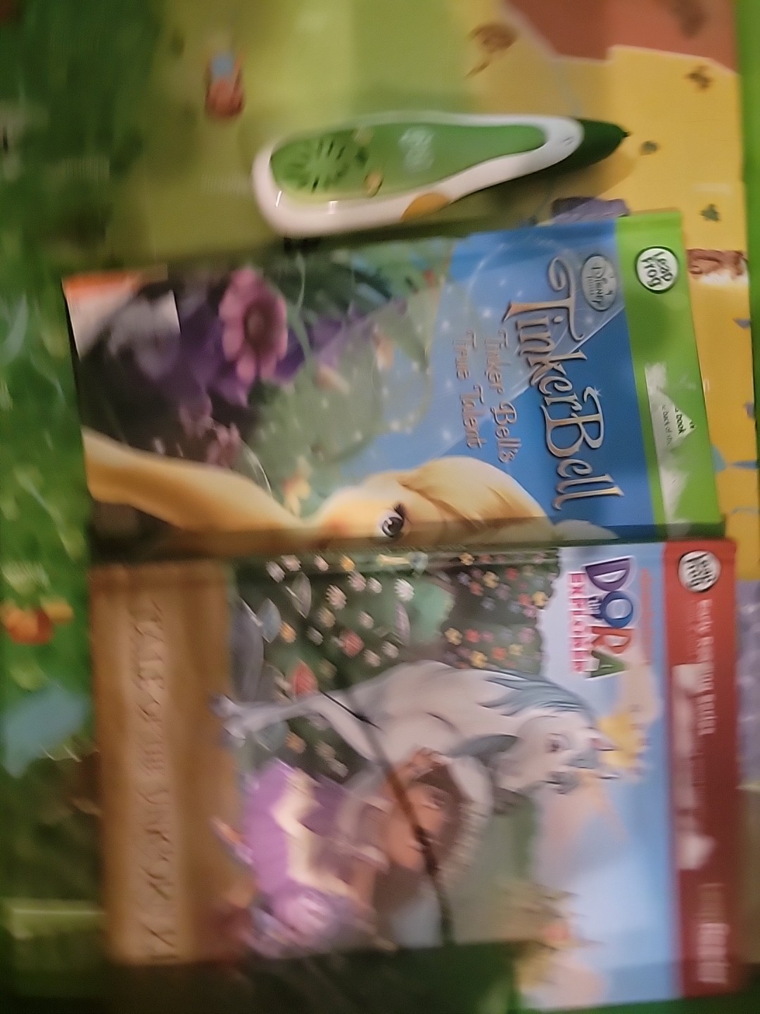 Leapfrog Interactive US Map for Tag Reading System W/ 2 Tag Books & Pen NEW BATT