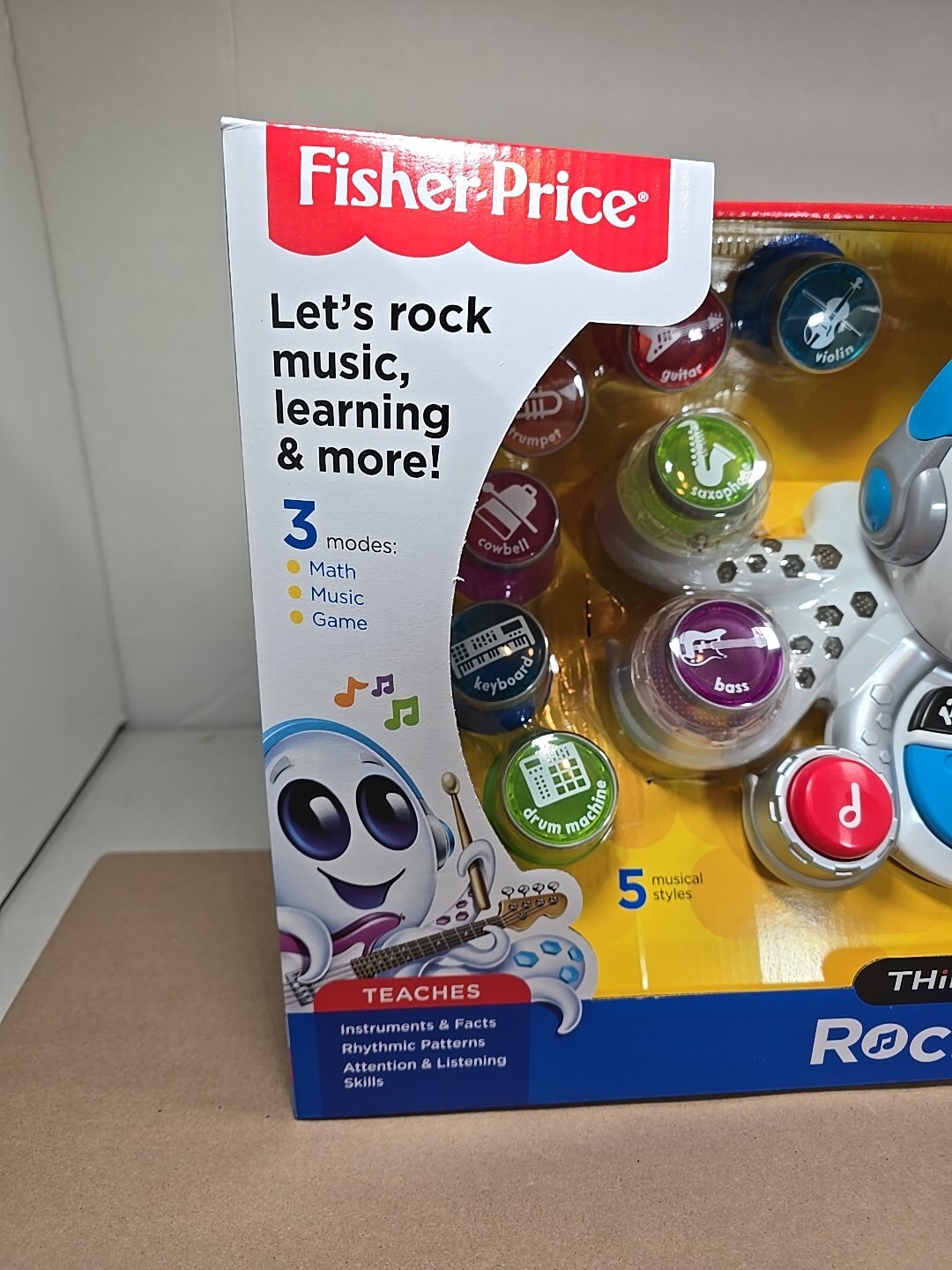 Fisher-Price Think & Learn Rocktopus Music Toy – Preschool Ages 3-6 NEW 3 Modes