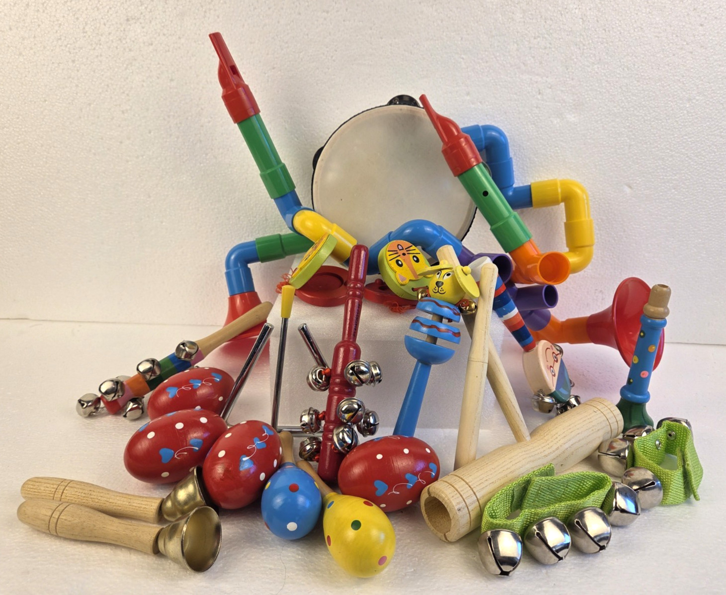 Toy Lot Musical Rhythm Instruments Preschool Daycare Wooden Toy Lot
