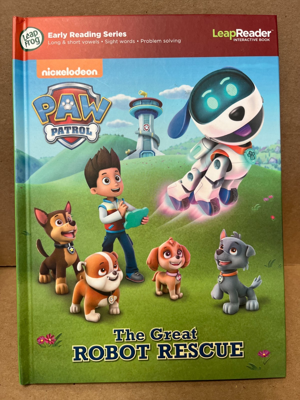 Paw Patrol The Great Robot Rescue Leap Reader Book Hardcover Interactive Reader