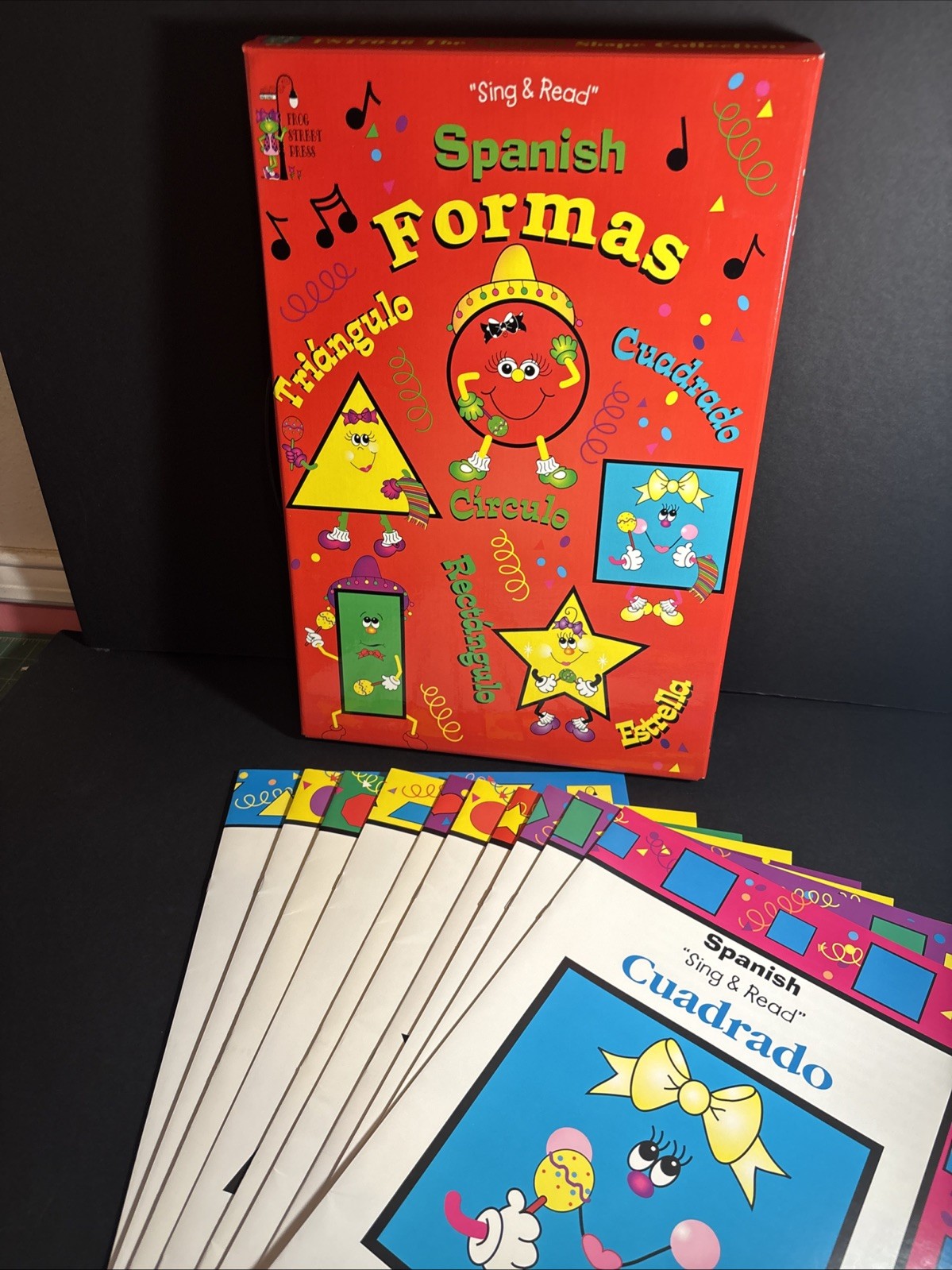 Frog Street Press 10 Spanish Espanol Sing & Read Shapes Formas Big Books No CD