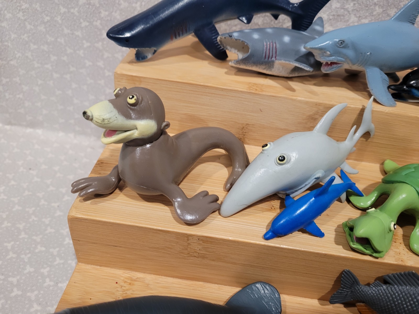 Dolphin Seal Fish Octopus Penguin Shark Marine Ocean Animal Figure Lot 50+ Pcs