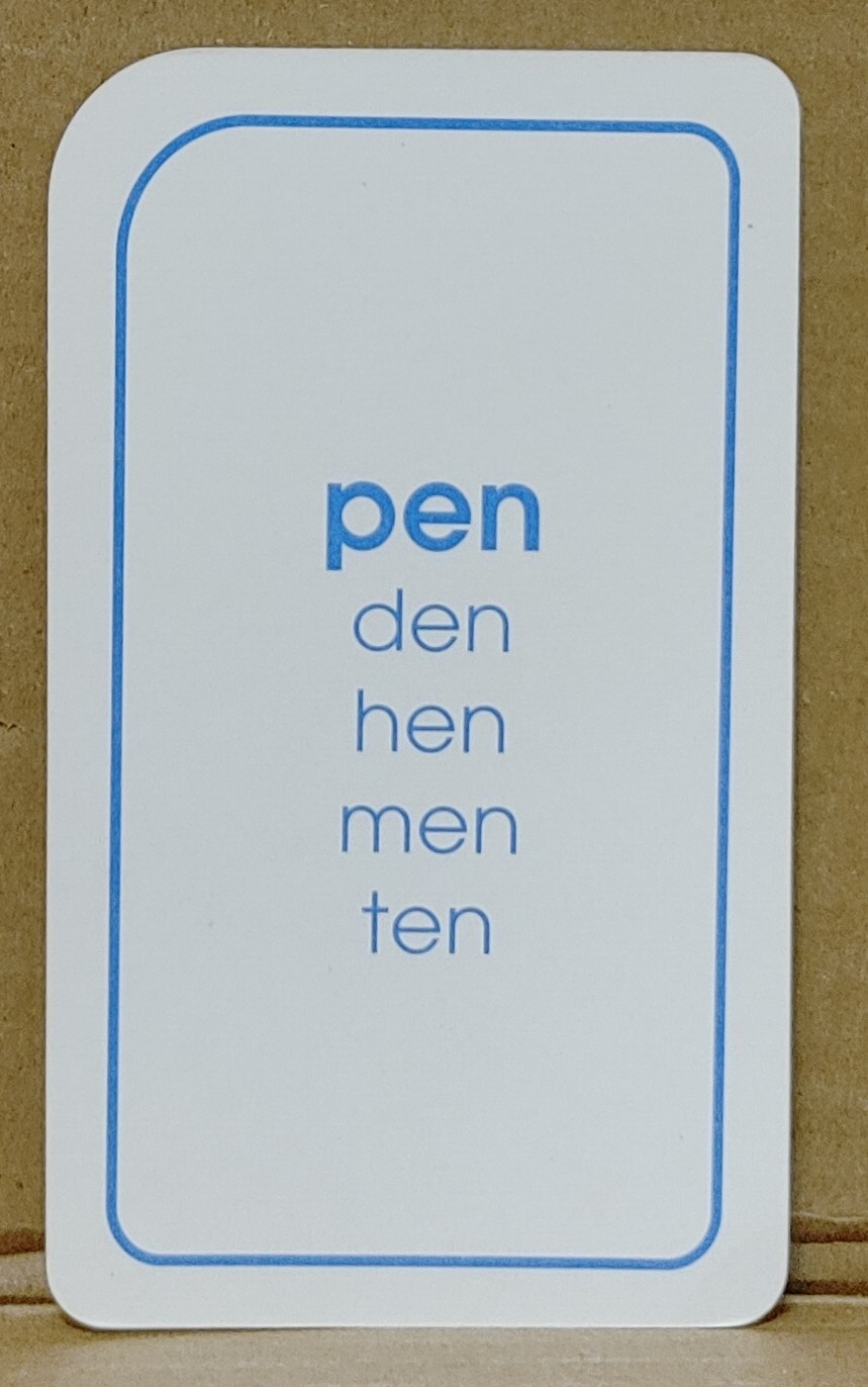 School Zone – Word Families Flash Cards – Ages 4 and Up, 0938256823