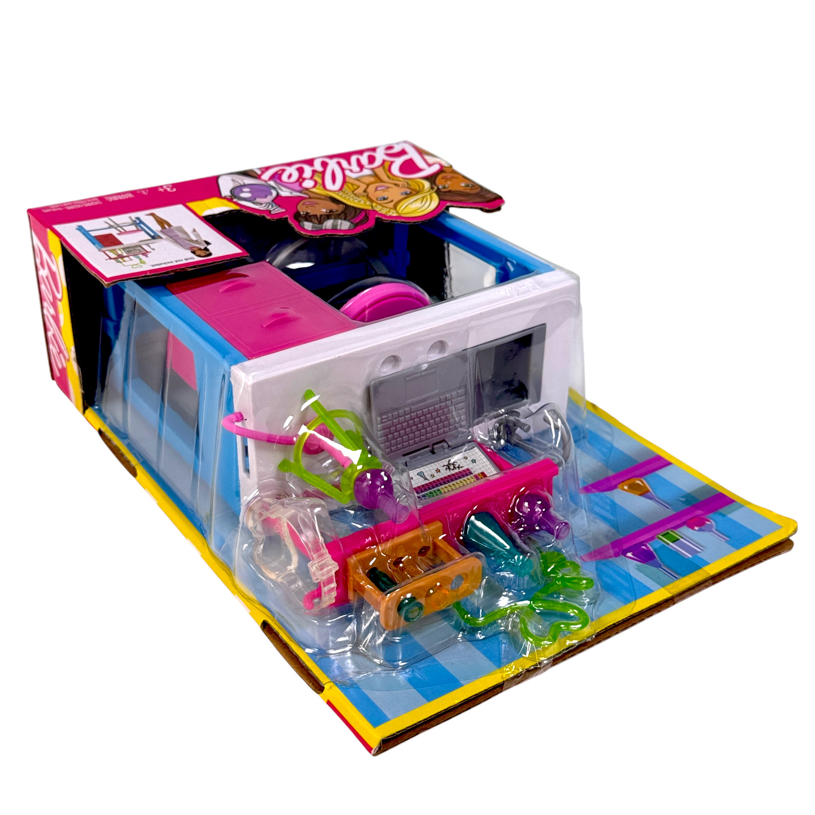 Barbie Science Lab Playset STEM Career Desk Lab Equipment Toys For Girls Ages 3+