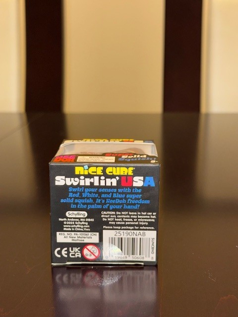 ***ONE*** NeeDoh Nice Cube 4th Of July Swirl – 100% AUTHENTIC NIB!