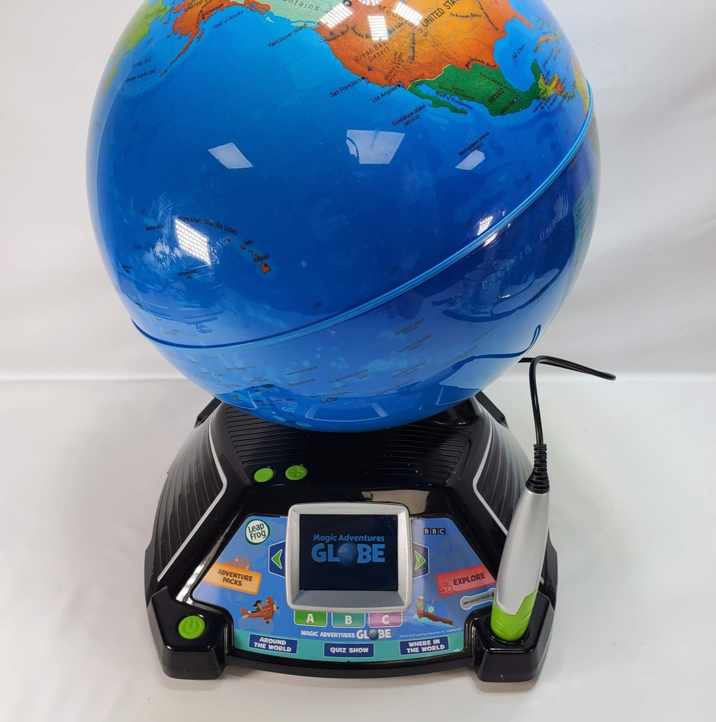 LeapFrog Magic Adventures Globe 2.8″ Video Screen BBC Videos & Games Working