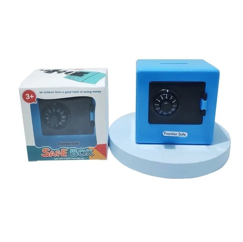 Mini ATM Piggy Bank Password Money Box Cash Coin Savings Safe for Kids