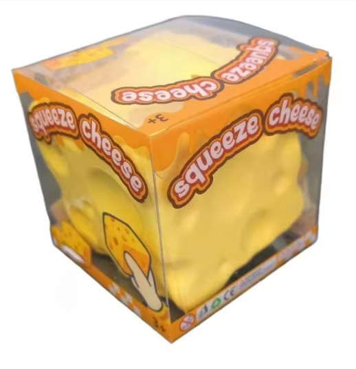 Squeeezy Cheese – Cheese Squishy Toy, Stress Relief Sensory Fun Toys