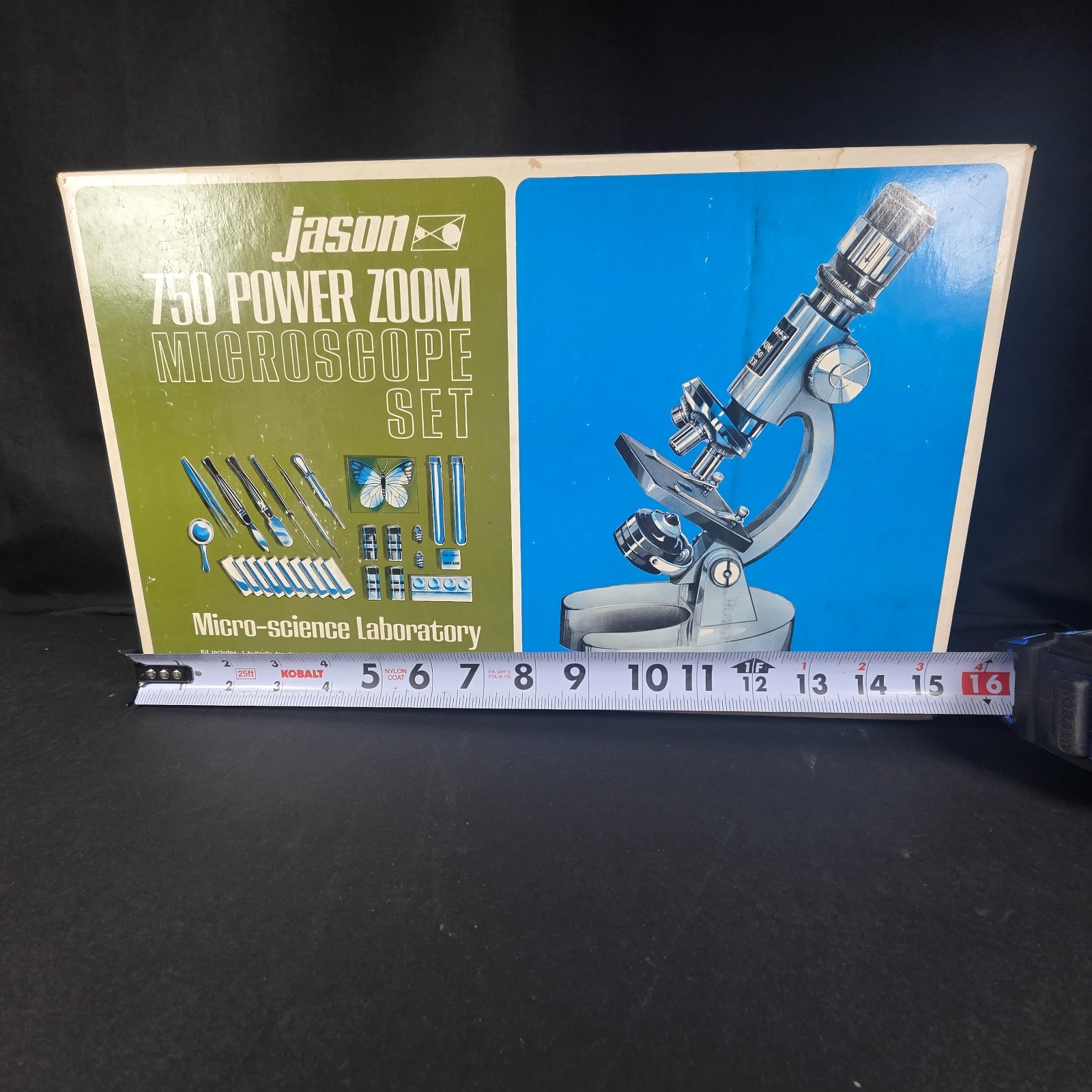 Vintage Jason 750 Power Zoom Microscope Set
