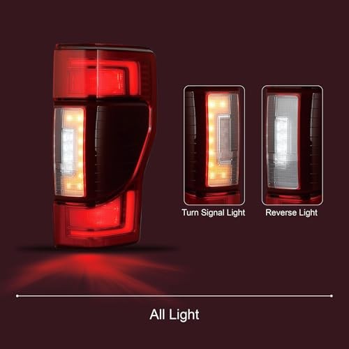 LED Tail Light Compatible with F250 LED w/Blind 20-22 Right Passenger Side
