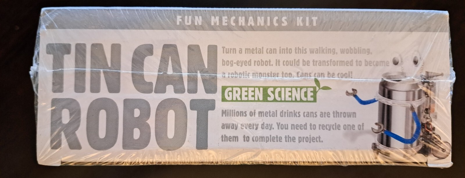 KidzRobotix Tin Can Robot Kit Educational Toy Fun Project NEW free ship