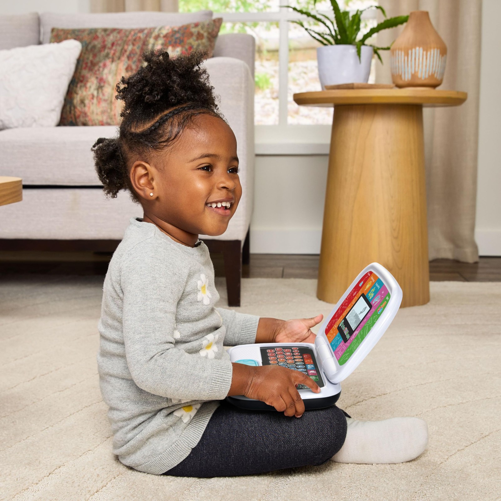 LeapFrog My First STEAM Laptop 9.3″ x 6.2″ x 2.2″, Multicolor