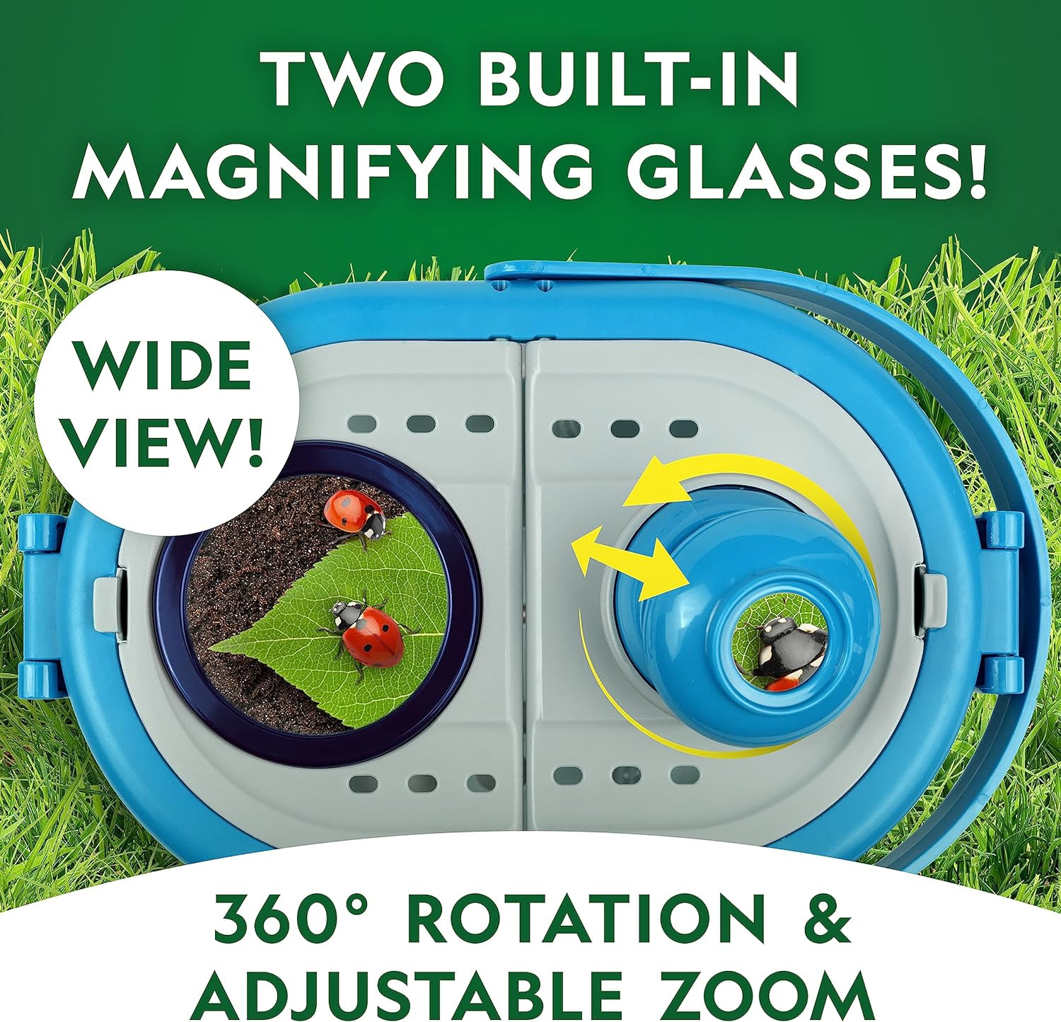 National Geographic Bug Catcher Kit for Kids – Kids Bug Habitat with Magnified V