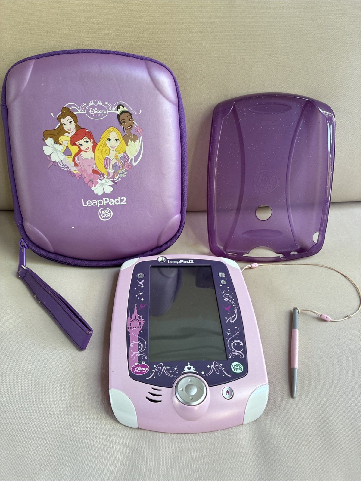 LeapFrog LeapPad2 Explorer Disney Princess Tablet w/ Princess Case (No charger)