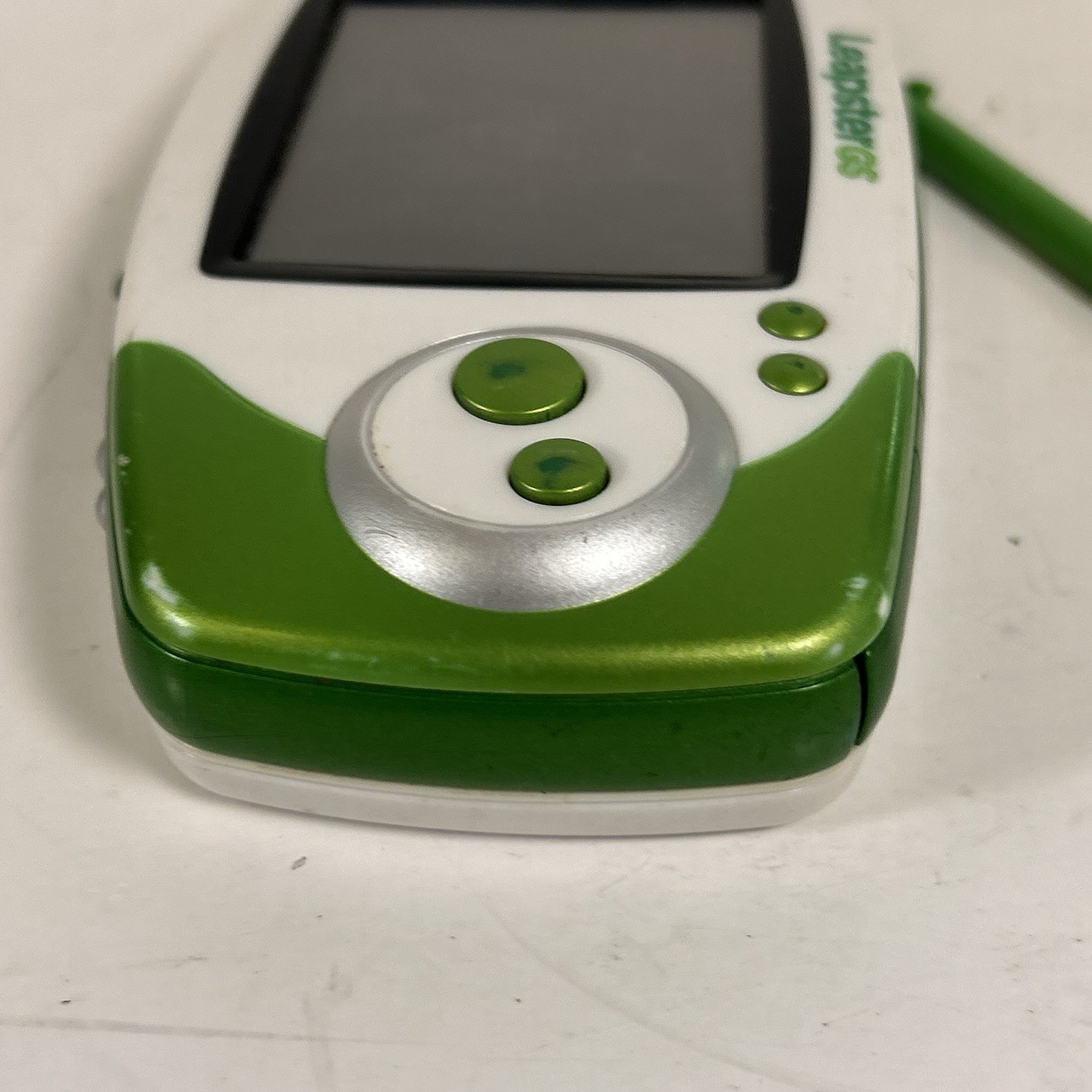 LEAPFROG LEAPSTER GS Green Game Console & Camera Tested & Working