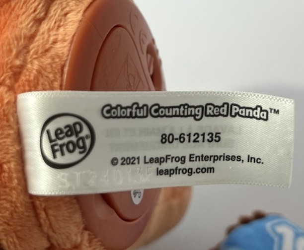 Leap Frog Colorful Counting Red Panda Ages 6-36 Months – E133