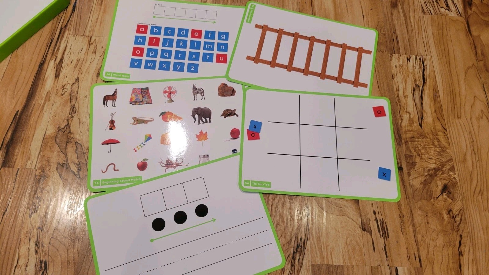 Hand2Mind Magnetic Word Work Board With Tiles