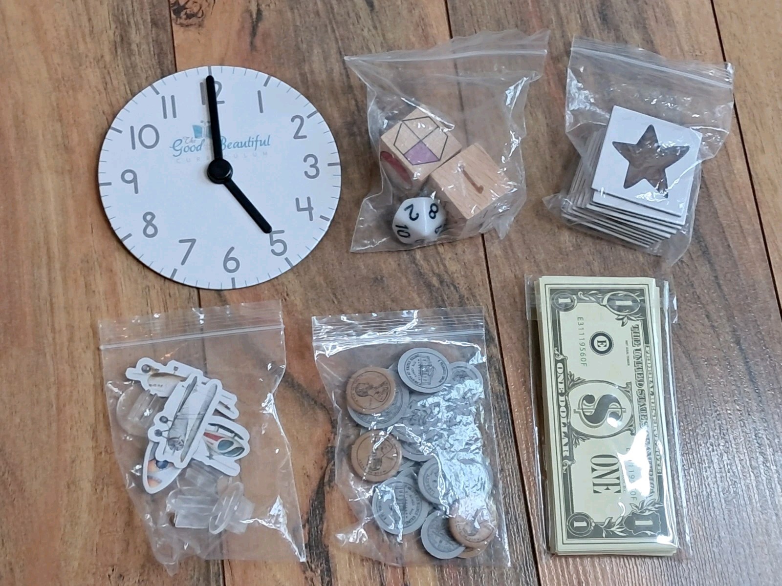 The Good and The Beautiful Math 2 Manipulatives Set Homeschool