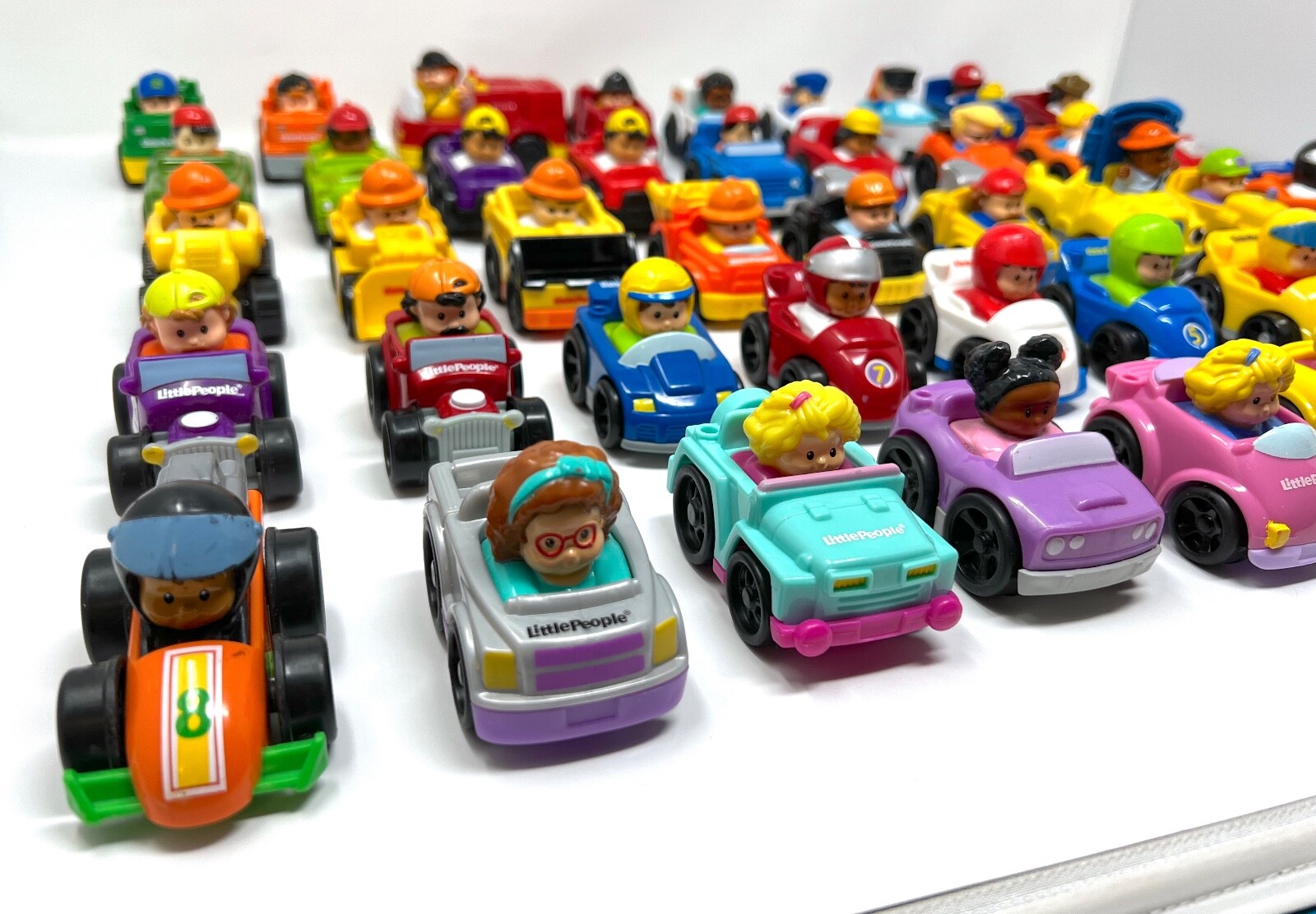 You Pick – Little People WHEELIES Cars Trucks Construction Racecar Girls Boys
