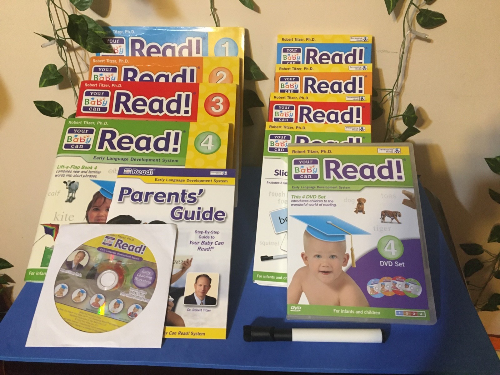 Your Baby Can Read Early Language Development System DVD Books Cards Complete