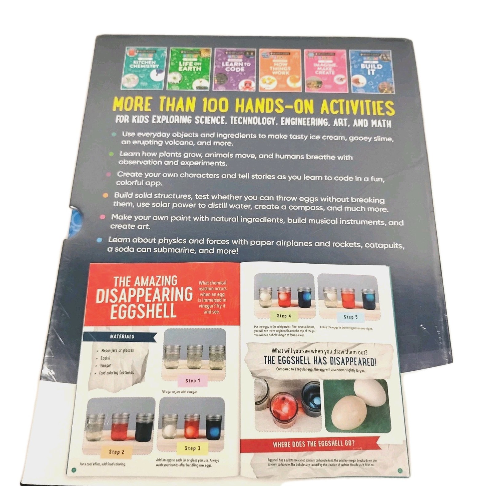Brain Games Steam 6 Dyanmic Book Box Set Experiments New Sealed