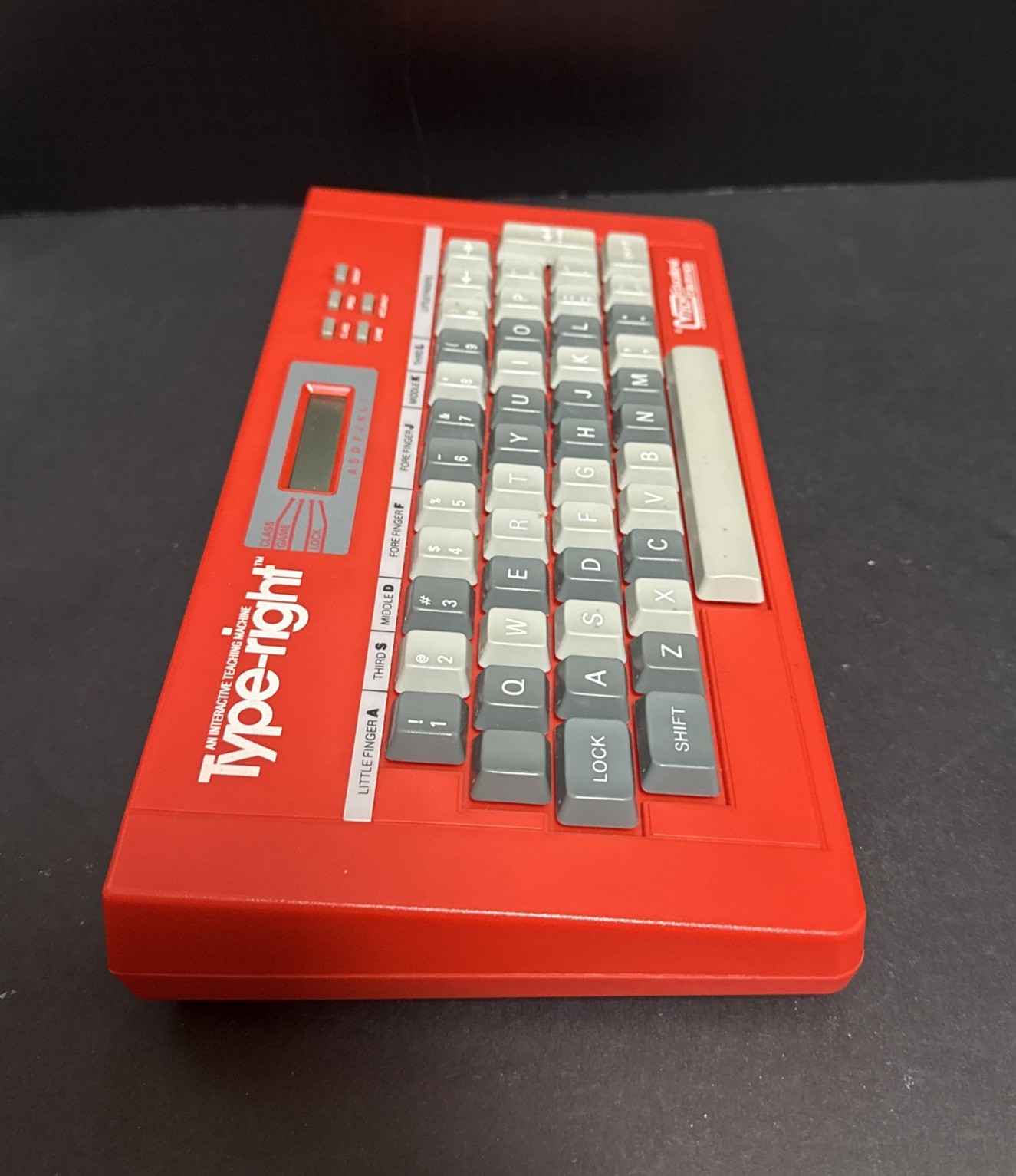 VTech Type-Right Pre-Computer Typing Tutor Vtg 1985 w/ Course Book And Tape