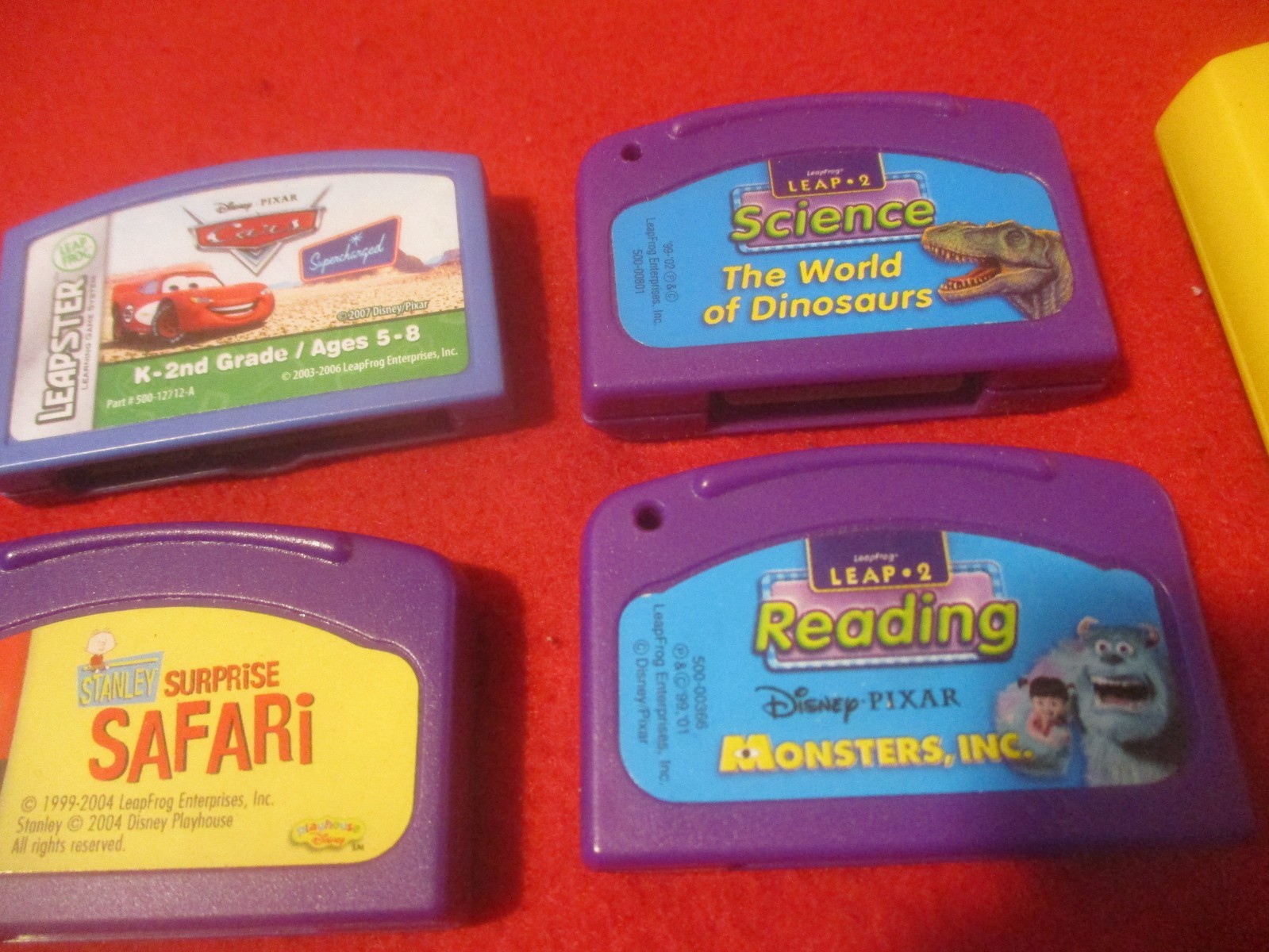 Leap Frog LeapPad 2001 Learning System w/ 6 Books, 8 Cartridges + Case