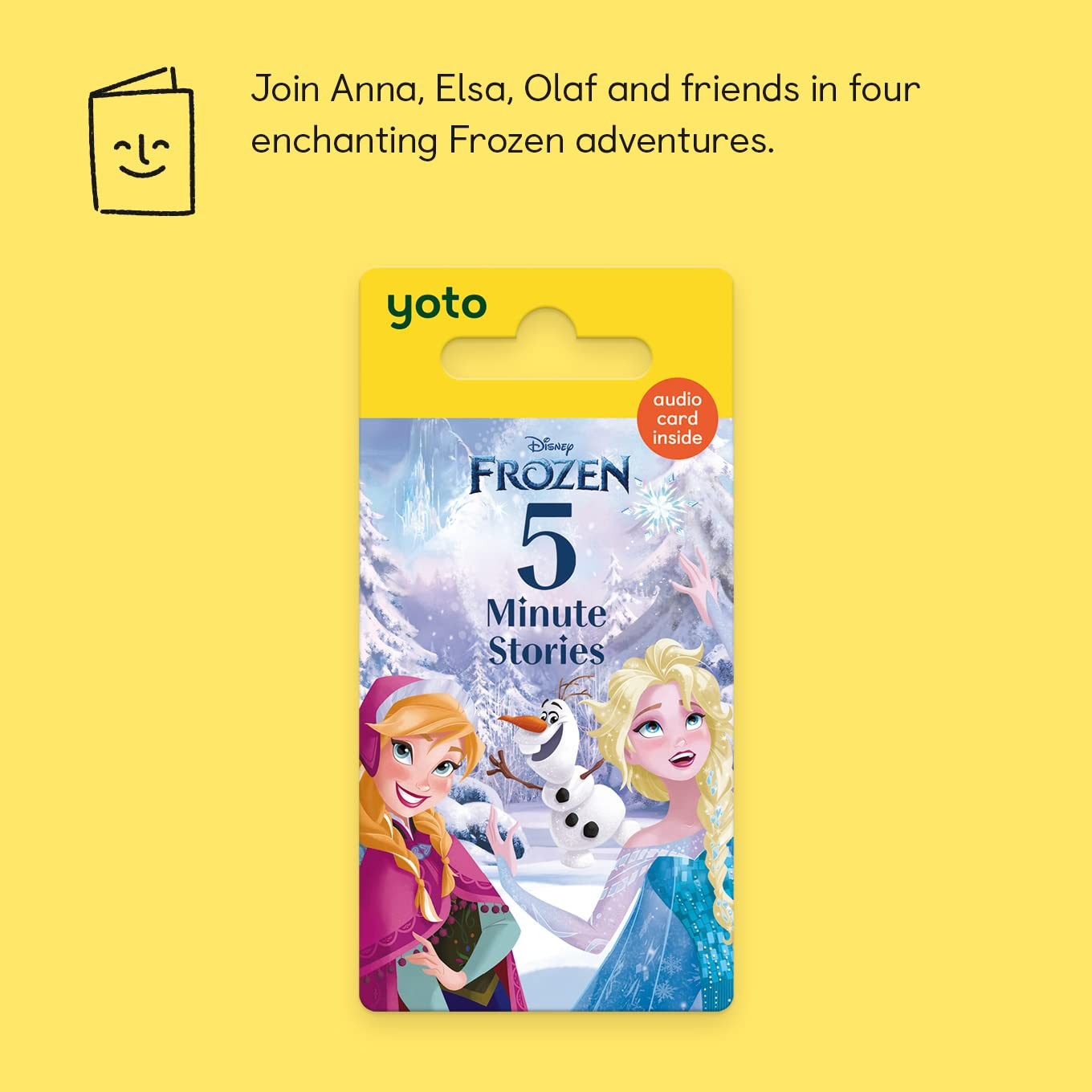 Yoto Disney Frozen Kids Audio Stories Audio Card with Player & Minisodes