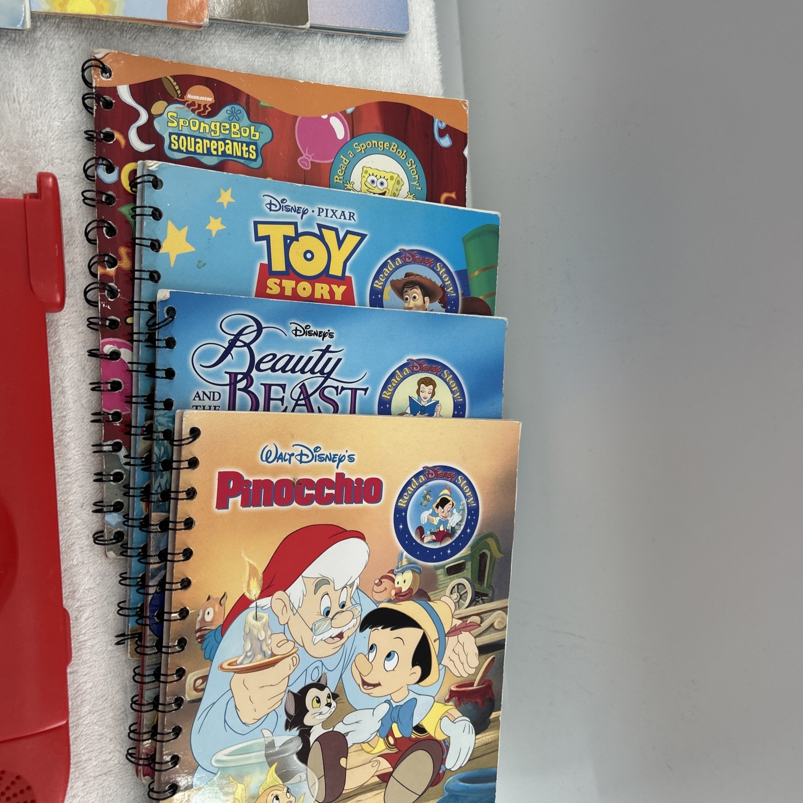 VINTAGE 2003 STORY READER WITH DISNEY MARVEL & CARTRIDGES TESTED WORKS
