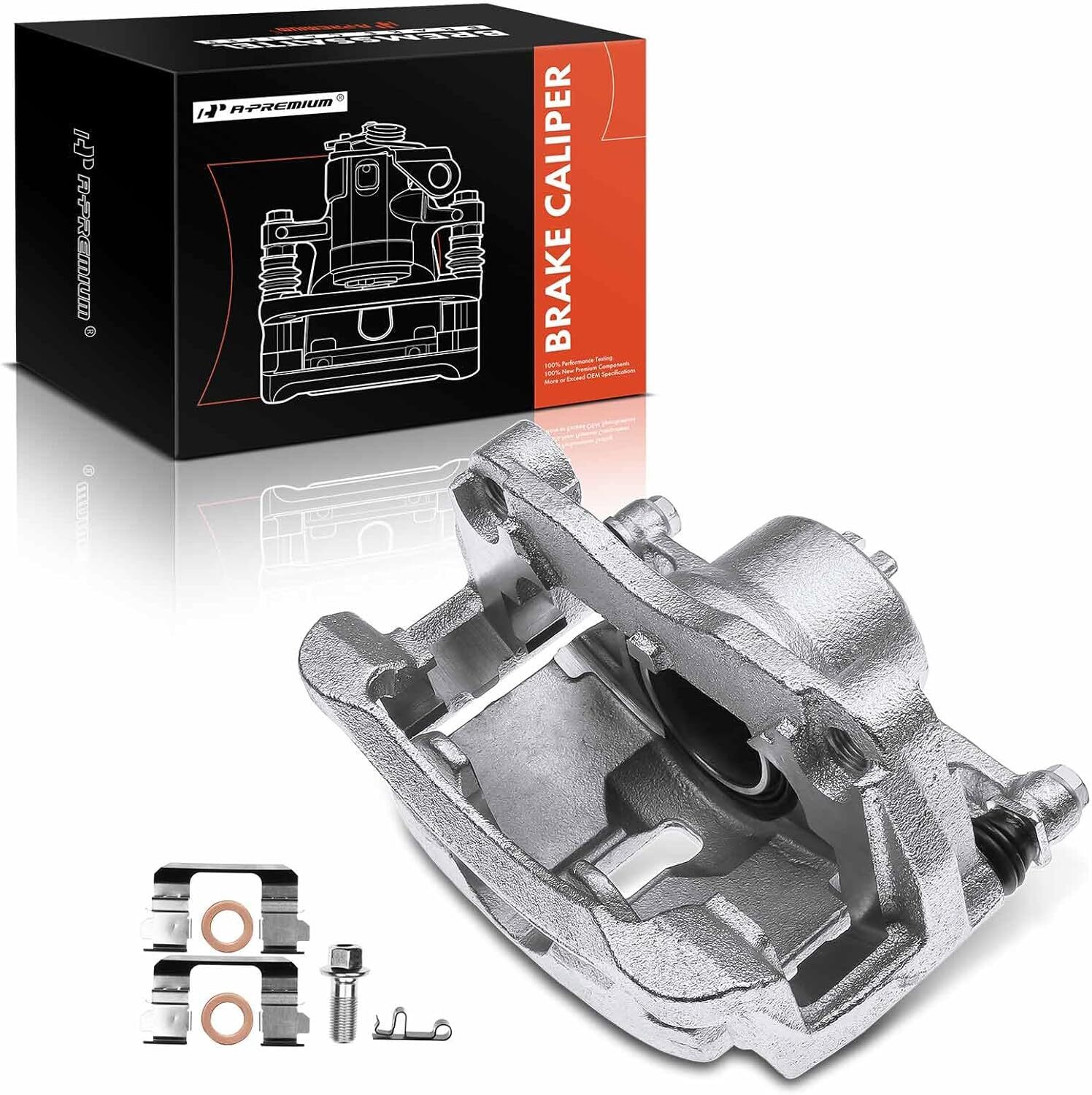 APM Disc Brake Caliper Assembly with Bracket Compatible with Select Nissan