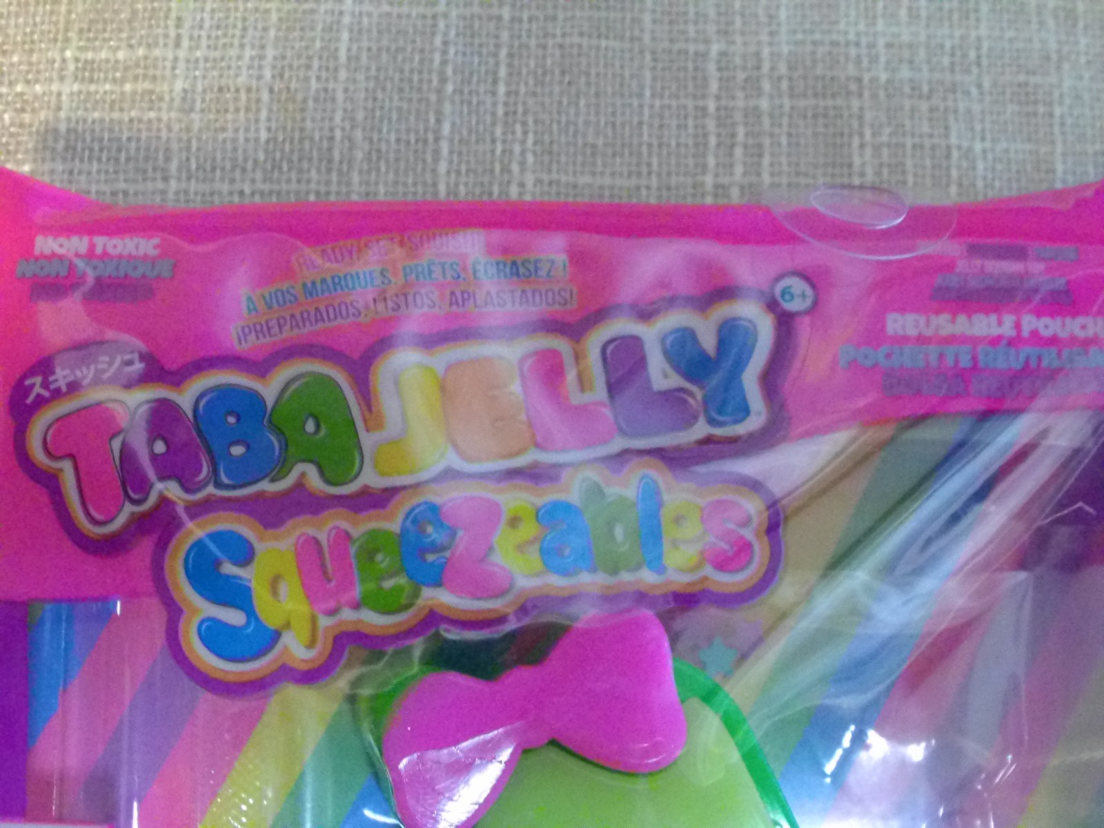 2 Taba Jelly Squeezeables Squishy, SCENTED Squeeze Toy