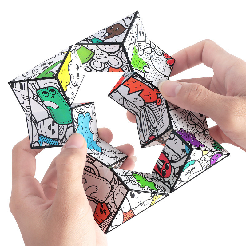 Perfect Stocking Stuffer-Fidgebo Shape Shifting Cube Toy