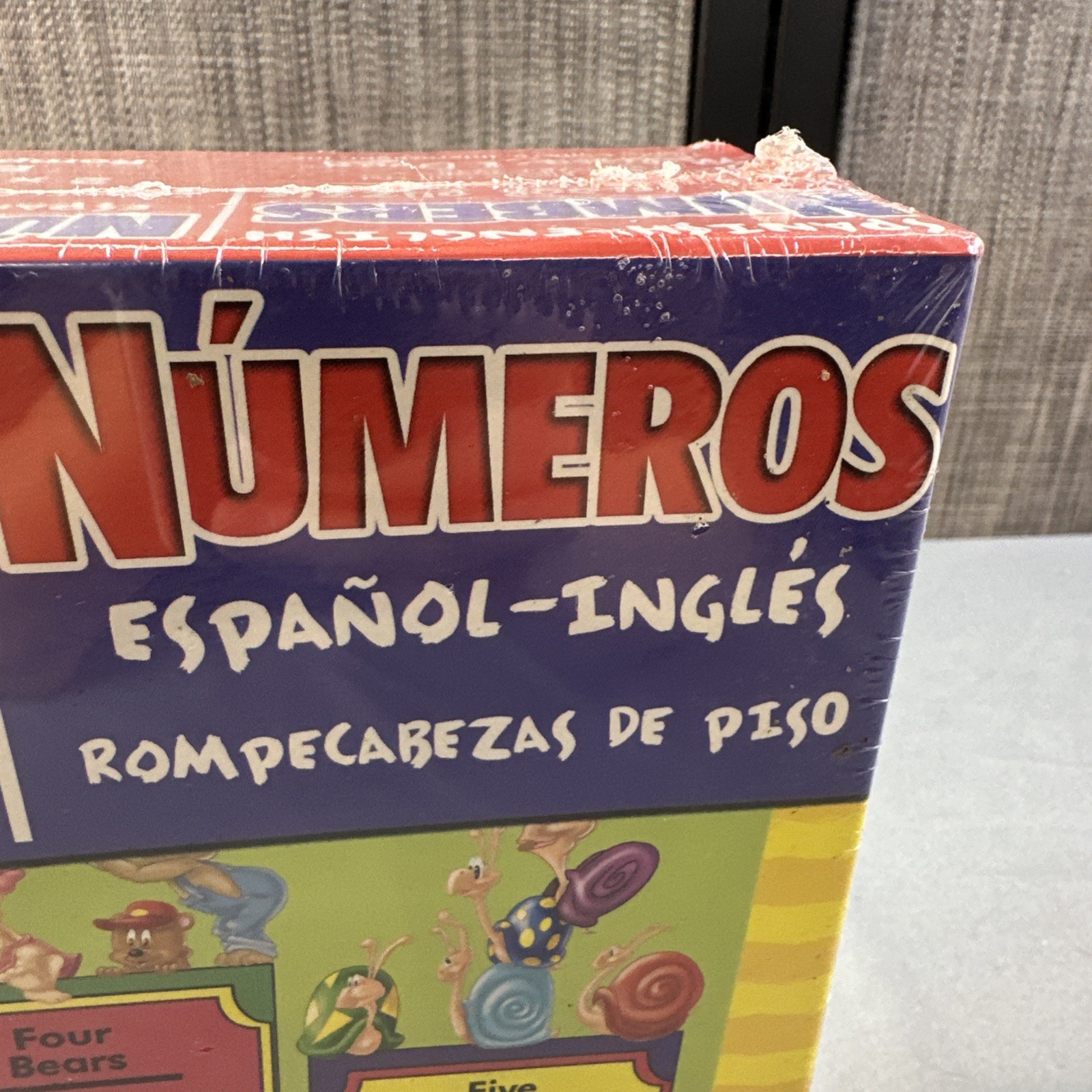 NEW SEALED Melissa & Doug Spanish English Numbers Floor Puzzle 24 Pieces 2X3 FT