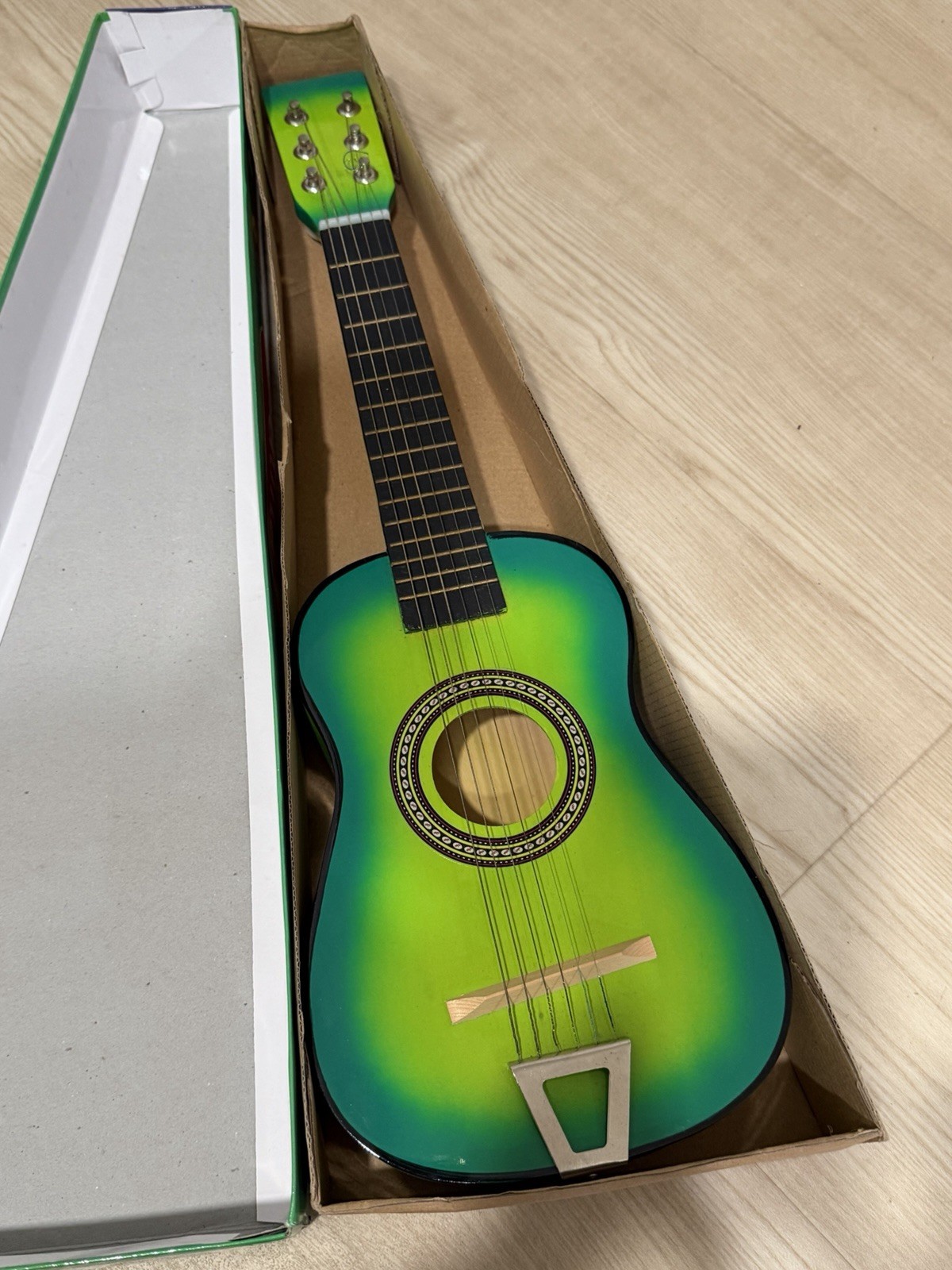 Fun Factory Kids 6-String Toy Guitar, Ages 6+, Age Level 4-7 Years